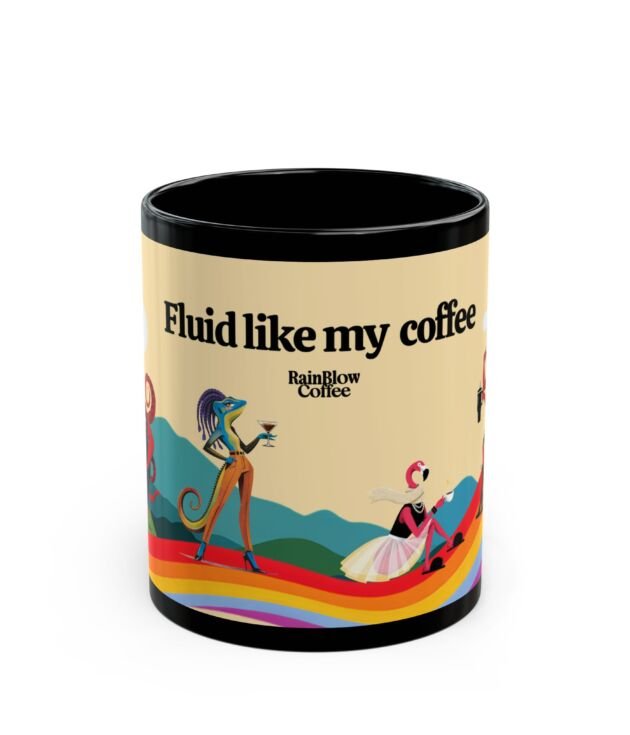 Rainblow Coffee Black Mug (11oz, 15oz)
